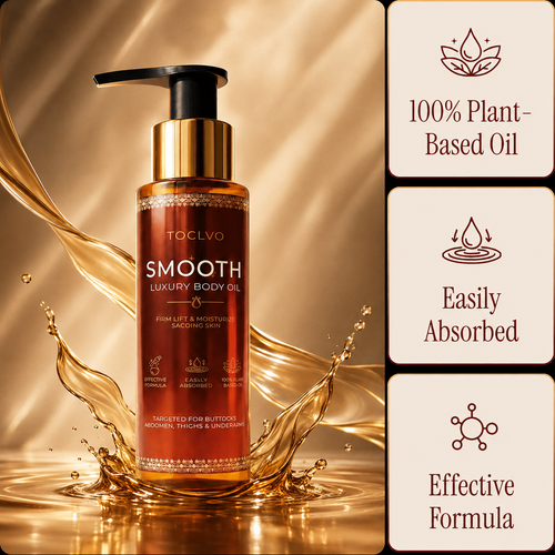 30%TOCLVO® Full Body Smoothing & Firming Body Oil-Anti-Aging Firming Oil – Smooths Fine Lines & Wrinkles, Improves Skin Firmness & Elasticity