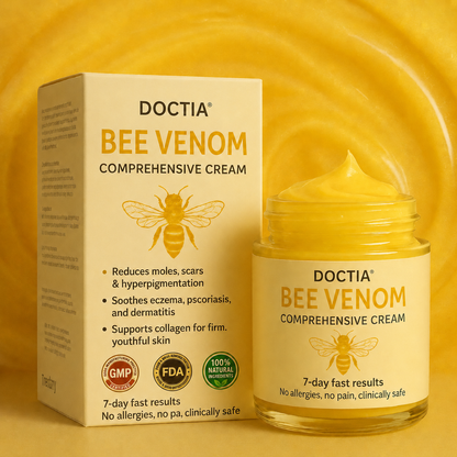 DOCTIA®  bee venom 𝐂𝐨𝐦𝐩𝐫𝒆𝐡𝐞𝐧𝐬𝐢𝐯𝐞 𝐒𝐤𝐢𝐧 𝐑𝒆𝐬𝐭𝐨𝐫𝐚𝐭𝐢𝐨𝐧 𝐂𝐫𝒆𝐚𝐦⚡