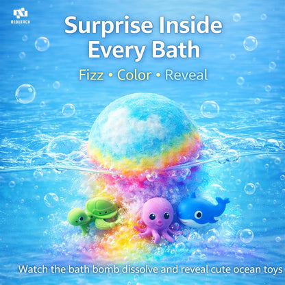 🔥 Limited Time – Save 70% Today🌿 Gentle Kids Bath Bomb Set – Food-Grade Colors, Surprise Toys & Fun Bath Time Adventures