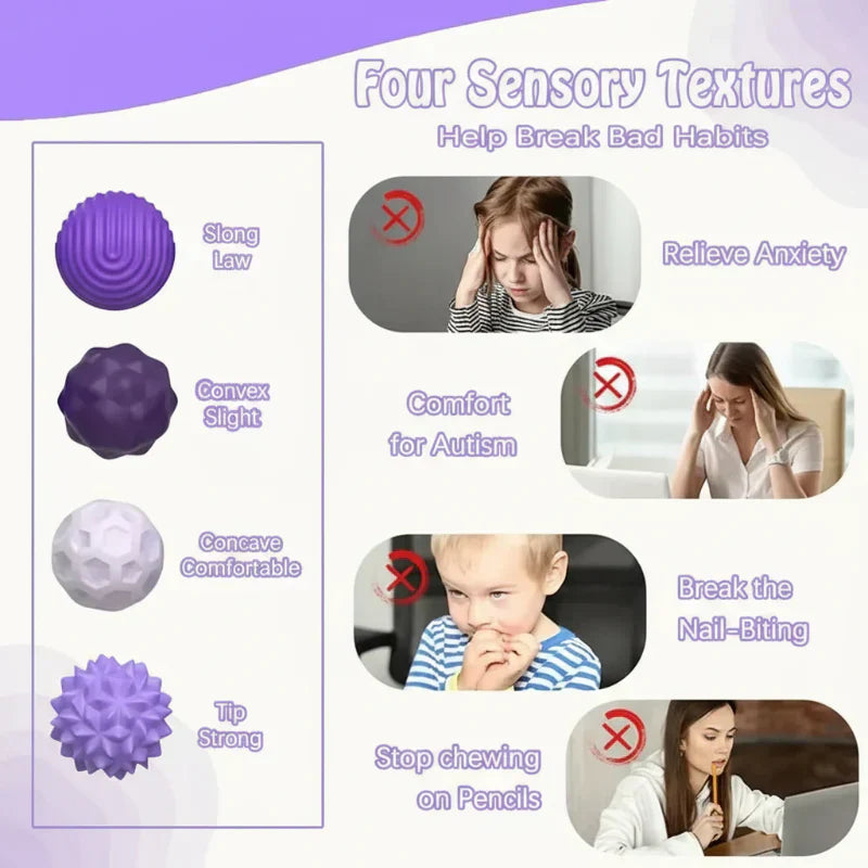 Magnetic Silicone Stress Relief Fidget Balls